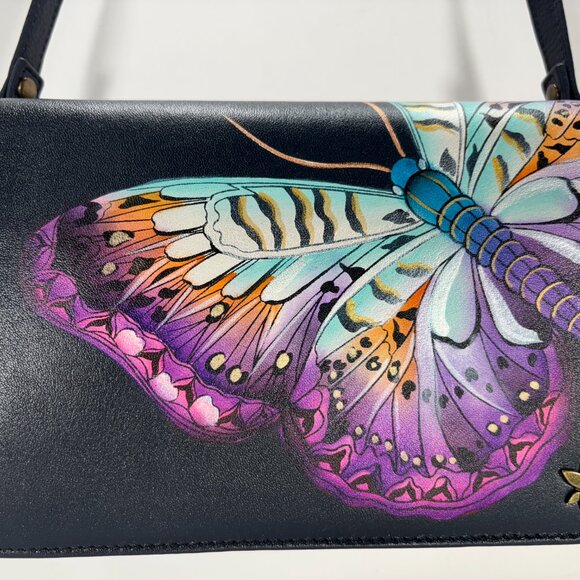 ANUSCHKA CALCUTTA INDIA-PRISTINE NWT $218.00 - BEAUTIFUL BUTTERFLY